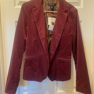Calvin Klein Women's Burgundy Blazer
